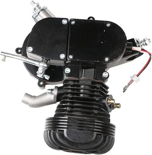 100cc 2-Stroke Bicycle Gasoline Engine Motor Kit DIY Motorized Bike Single Cylinder Air-cooled (Black-100cc)1 pcs