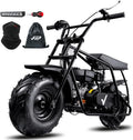 Mini Dirt Bike GMB100, 99 CC Gas Powered Mini Bike 4 Stroke 3HP, Off Road Mini Bikes for Kids and Adult, Trail Bike Up to 24 Mph, Weight Support Up to 185 LBS (Black)1 pcs