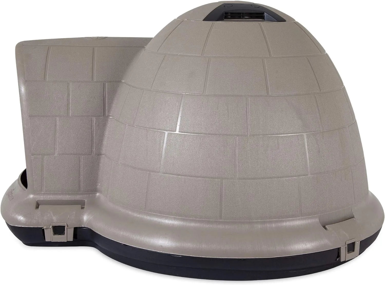 Petmate Indigo Dog House (Igloo Dog House, Made in USA with 90% Recycled Materials, All Weather Protection Pet Shelter) for XL Dogs  90 to 125 pounds, Made in USA