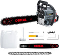 Gas Chainsaws 20 Inch 62CC Gas Powered Chainsaw 3.4HP 2 Stroke Engine Gas Power Chain Saw for Cutting Wood Outdoor Garden Farm Home1 pcs