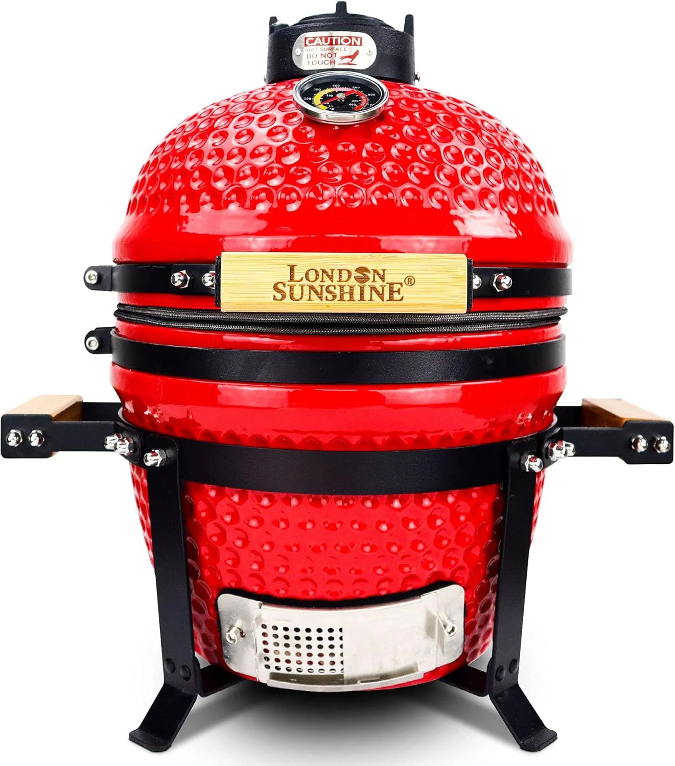 13-inch ceramic Kamodo charcoal barbecue grill - red1 pcs