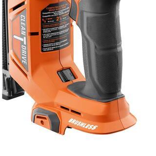 RIDGID 18V Brushless Cordless Nailer Combo Kit with Brad &amp; Finish Nailers, Battery &amp; Charger