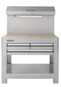 45-in W x 36-in H 3-Drawer Work Bench SS