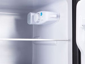Apartment-sized refrigerator, 3.5 cubic feet (approx. 99 liters) usable capacity, small refrigerator with freezer compartment, suitable for houses and apartments, freestanding