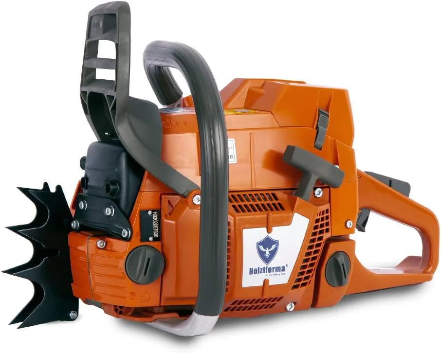 71cc Holzfforma G372XT Gasoline Chain Saw Power Head 50mm Bore Full Orange Color All Parts are Compatible with H372X TORQ Chainsaw1 pcs