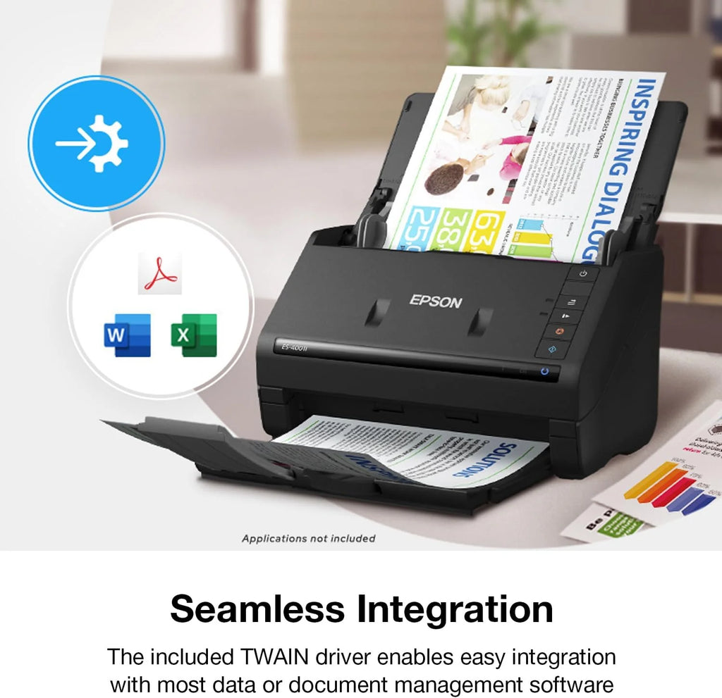 Wireless Color Duplex Desktop Document Scanner for PC and Mac, with Auto Document Feeder (ADF) and Scan from Smartphone or Tablet1 pcs