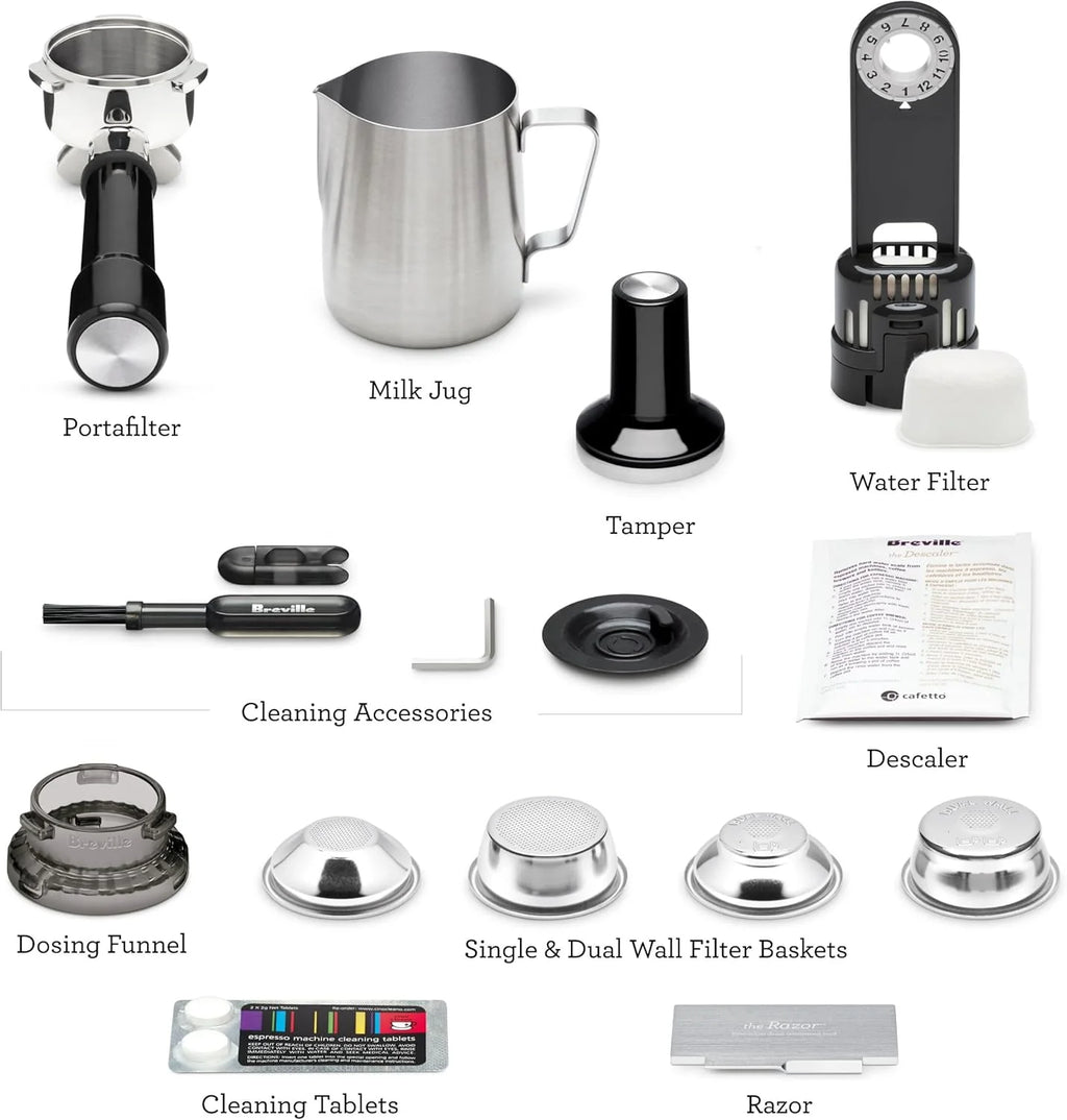 Espresso Machine, Brushed Stainless Steel1 pcs