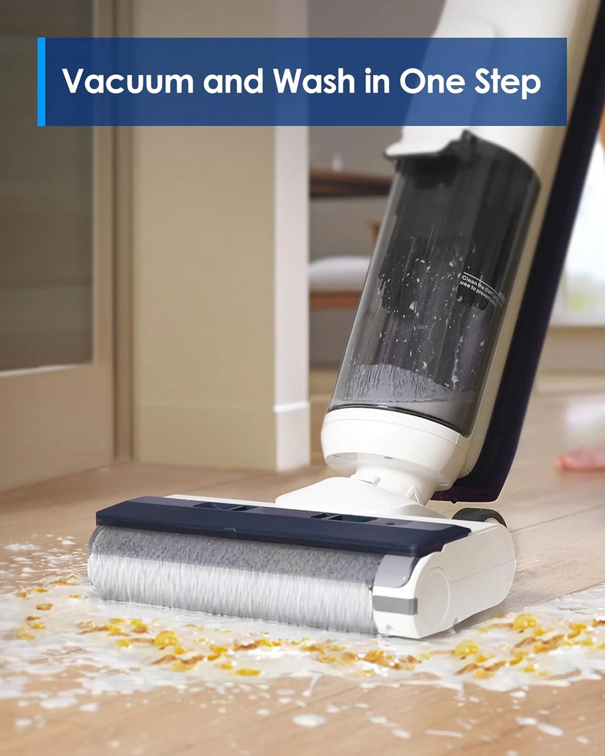 Complete Wet Dry Vacuum Cordless Floor Cleaner and Mop One-Step Cleaning for Hard Floors1 pcs