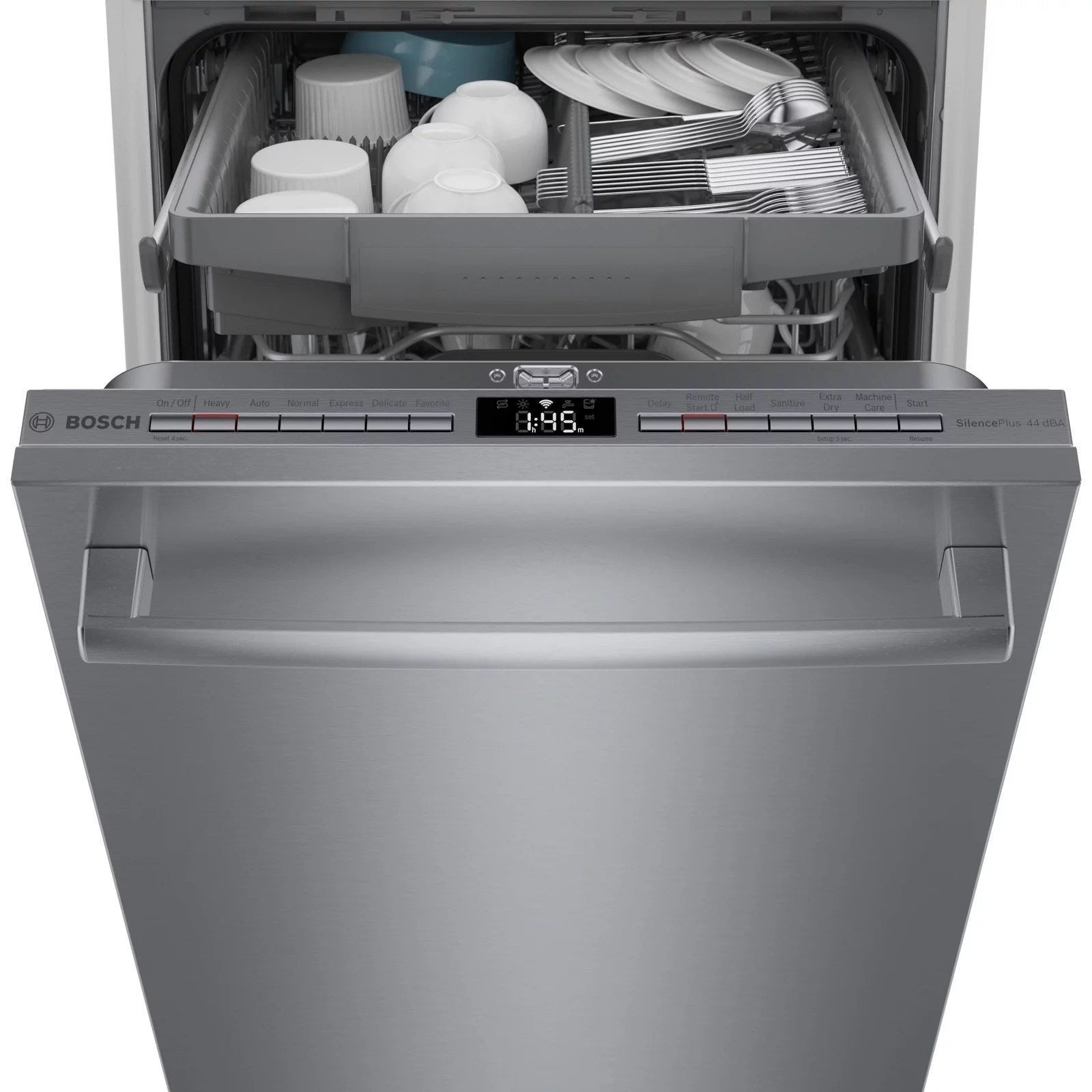 Bosch 800 Series 18��� Stainless Steel Built in Dishwasher-SPX68B55UC