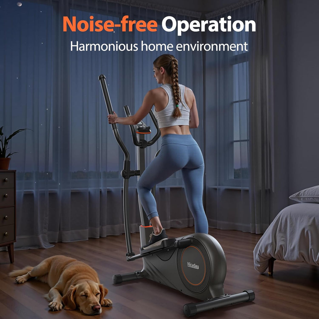 Niceday Elliptical Machine, 15.5–20IN Stride, 16 Levels, 500LB Capacity