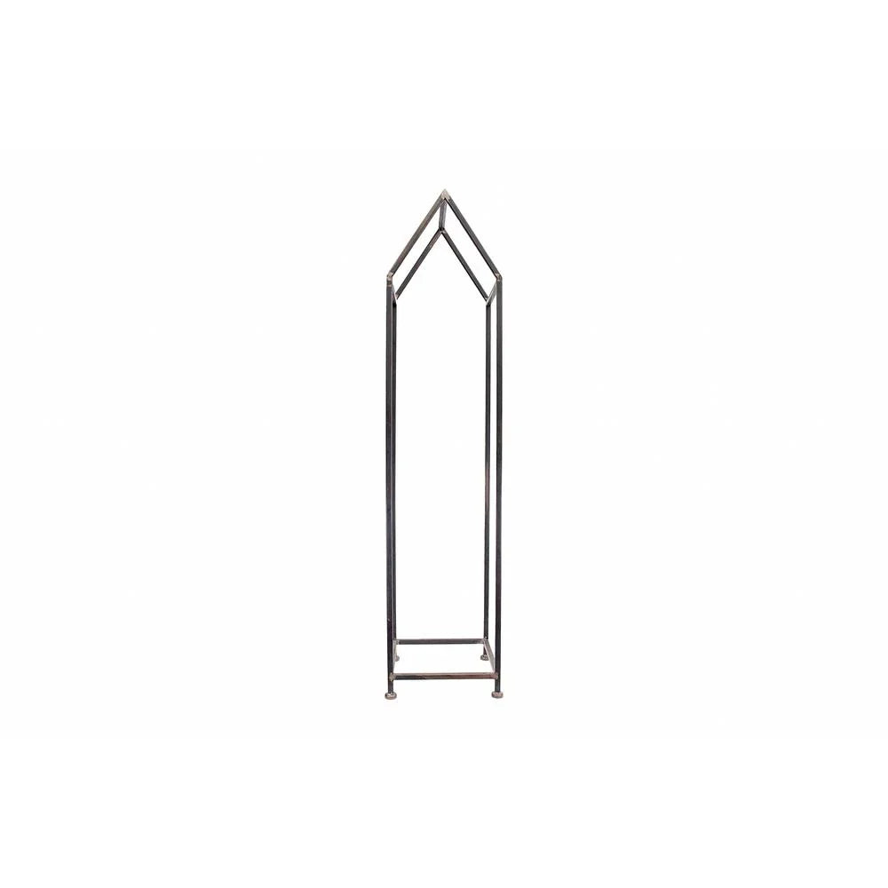 3R Studios House Shaped Metal Log Holder