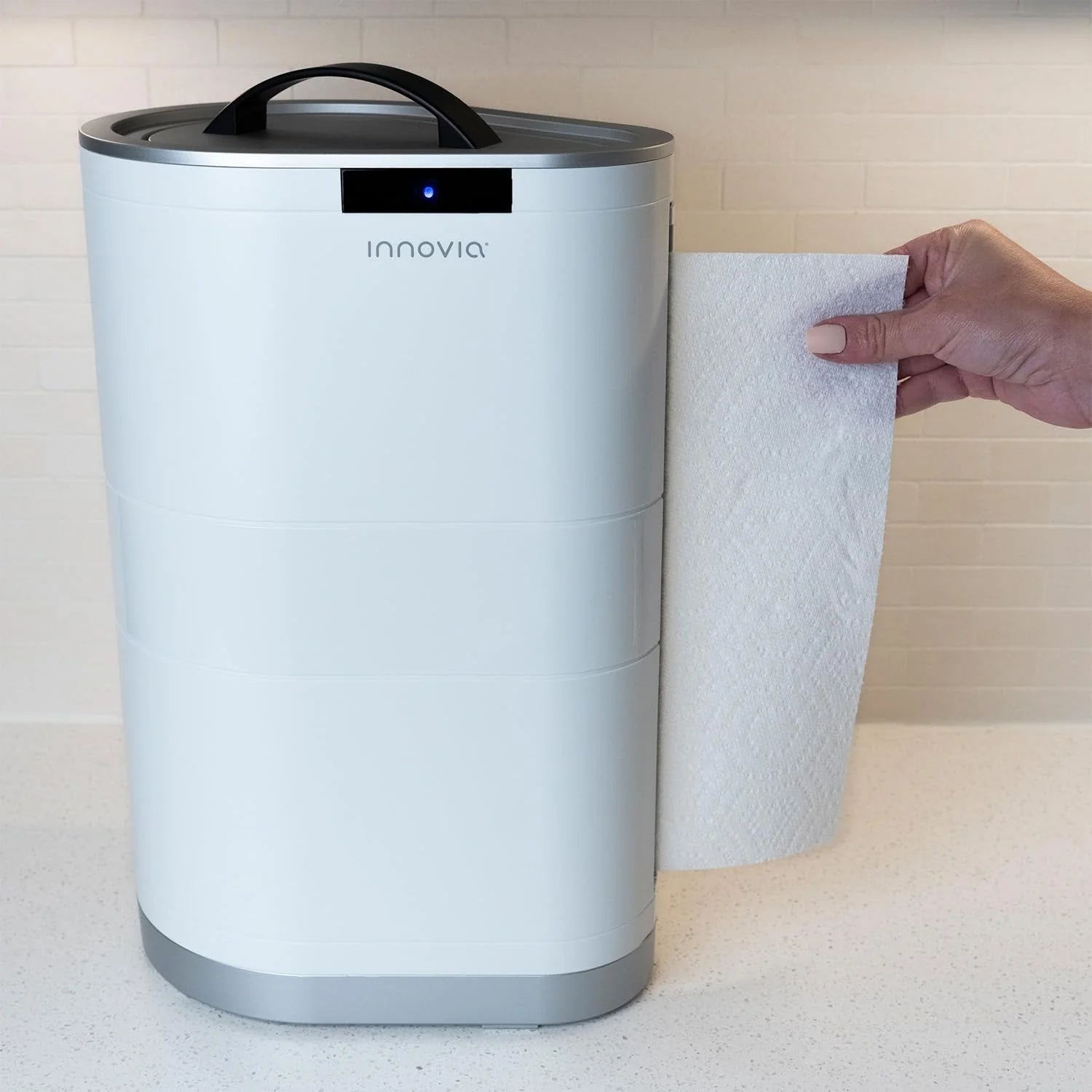 Innovia touchless paper towel dispenser for the worktop in white