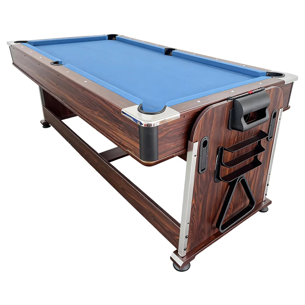 4 In 1 Multi-functional Game Table with Full Accessories for Home, MDF, 7Ft