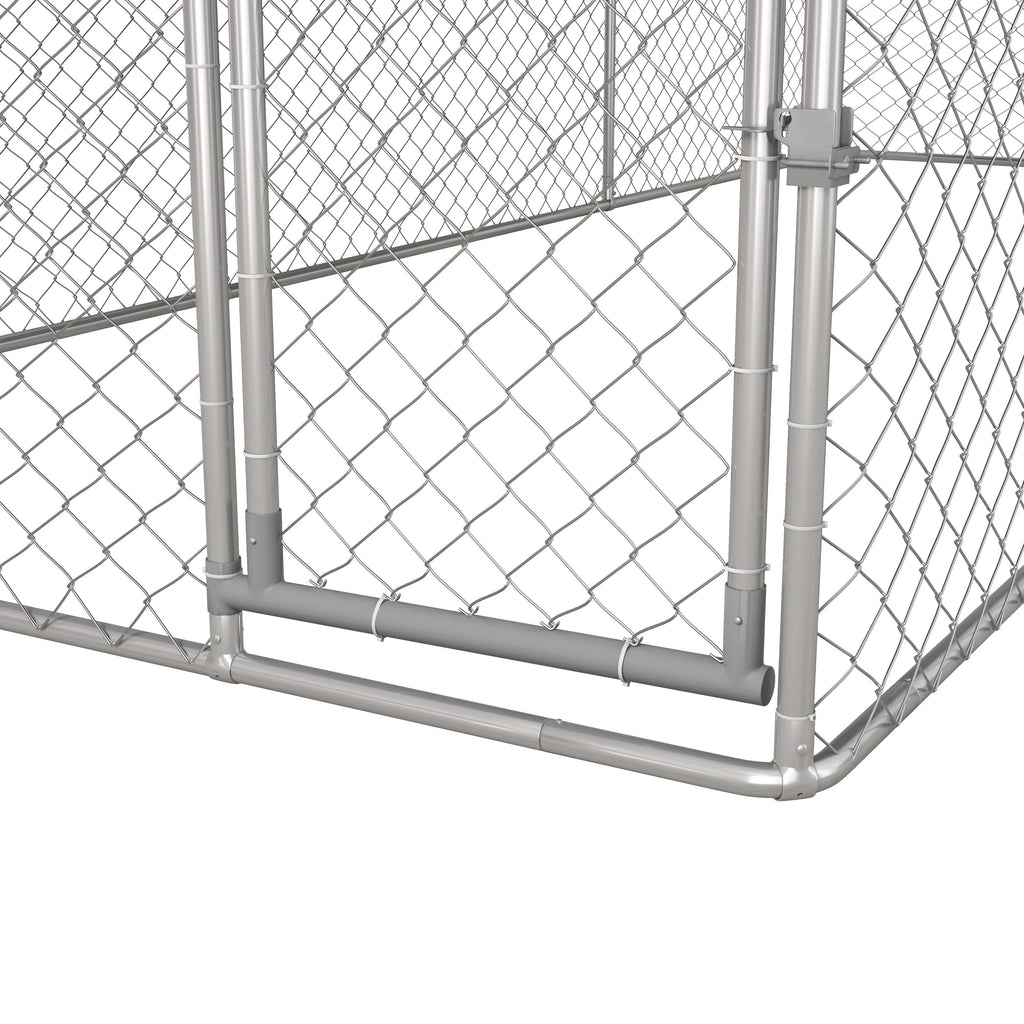 PawHut 19.7' x 7.5' x 7.5' Outdoor Dog Kennel W/ Waterproof Roof