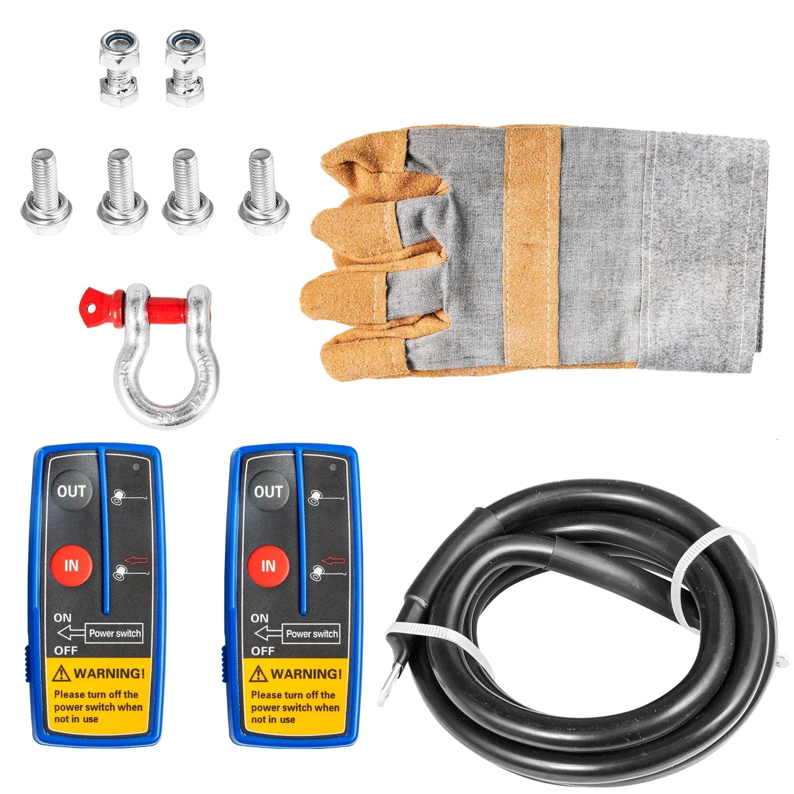 18000LBS Electric Winch 12V Steel Cable Off-road ATV UTV Truck Towing Trailer