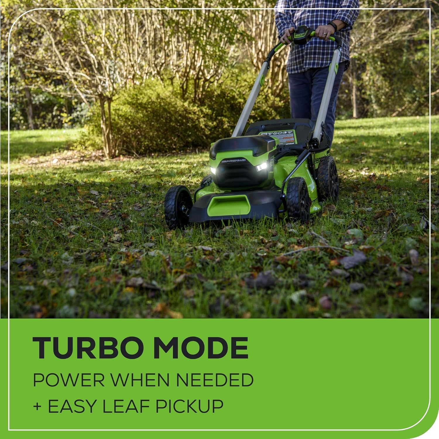 60V 21�� Cordless (Self-Propelled) Lawn Mower , 2 x 4.0Ah Batteries and Dual Port Rapid Charger