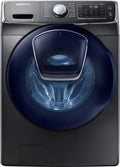 Samsung �C 4.5 Cu. Ft. High Efficiency Stackable Front Load Washer with Steam and AddWash �C Black stainless steel