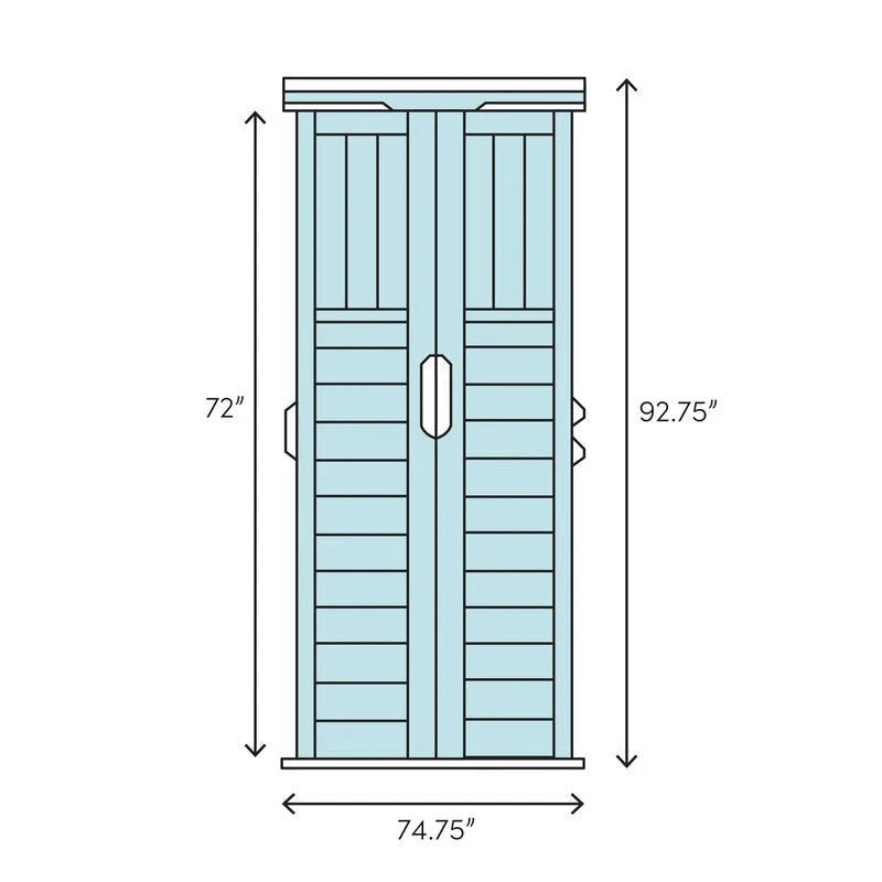 6 ft. 3 in. W x 5 ft. 6 in. D Resin Storage Shed