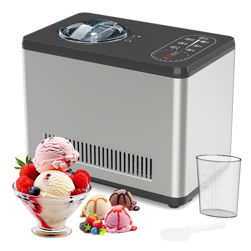1.5L Ice Cream Maker Machine No Pre-Freezing