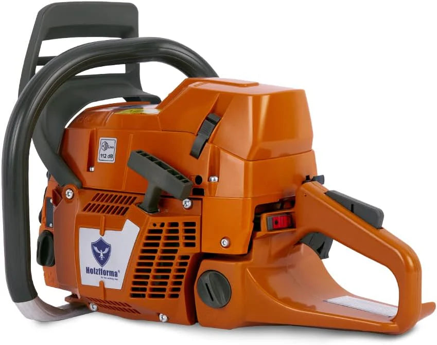 71cc Holzfforma G372XT Gasoline Chain Saw Power Head 50mm Bore Full Orange Color All Parts are Compatible with H372X TORQ Chainsaw1 pcs