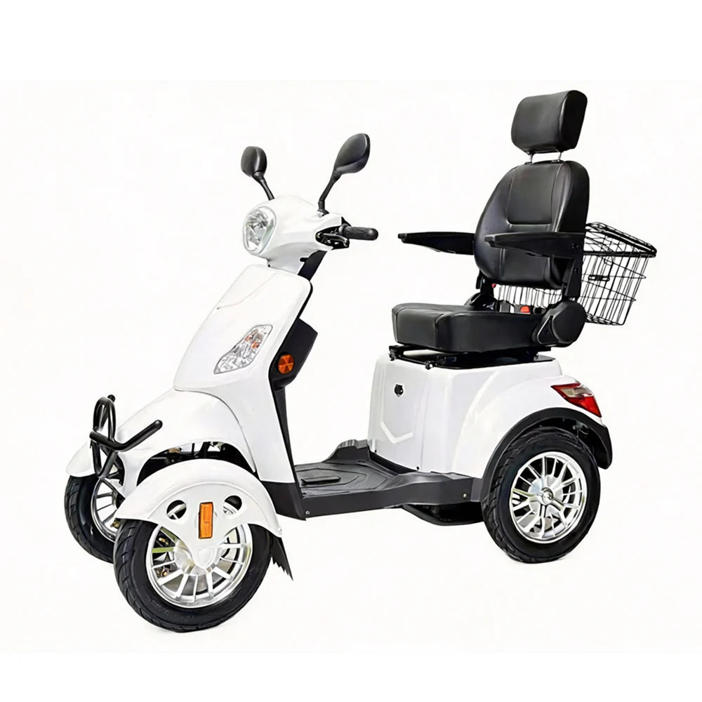 4-Wheel Electric Mobility Scooter with 3 Selectable Speed Modes and 500W Motor, 150kg Max Load