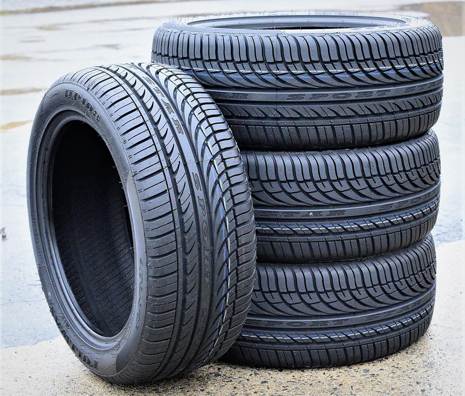 Set of 4 F215/60R16 All-Season Radial Tires, 99V Load Range XL, 4-Ply BSW, UTQG 380AA1 pcs