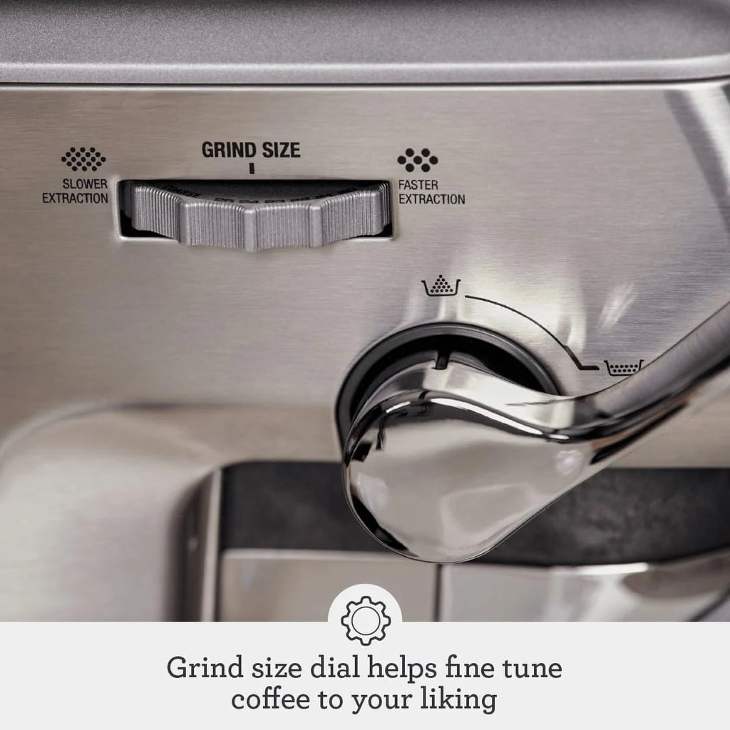 Impress Espresso Machine, Black Stainless Steel1 pcs