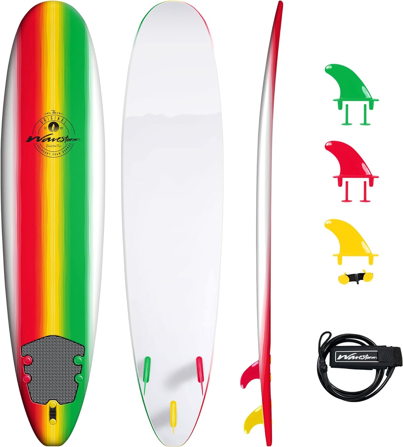 Classic Soft Top Foam 8ft Surfboard