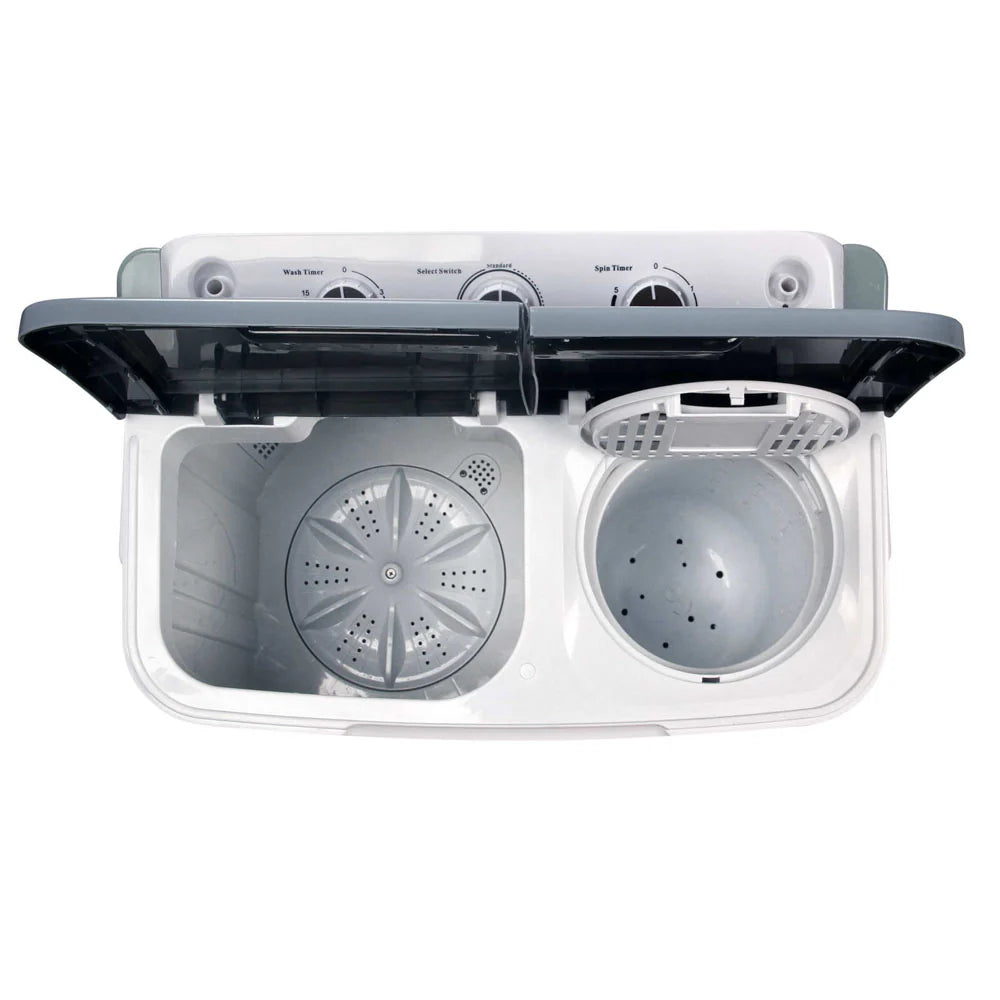 Portable Twin Tub Washing Machine 5KG with Timer - Devanti