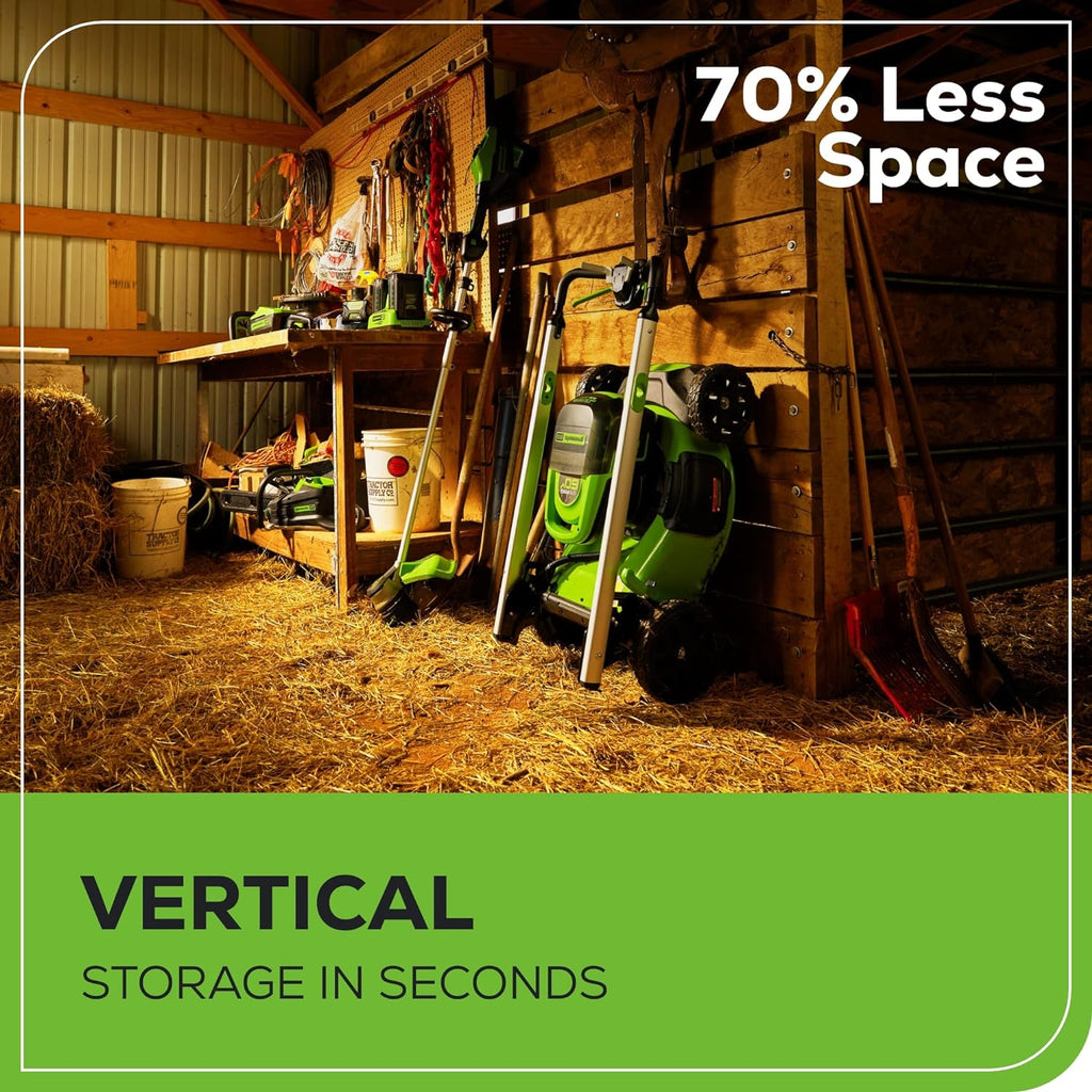 Greenworks 60V 21?? Cordless (Self-Propelled) Lawn Mower , 2 x 4.0Ah Batteries and Dual Port Rapid Charger