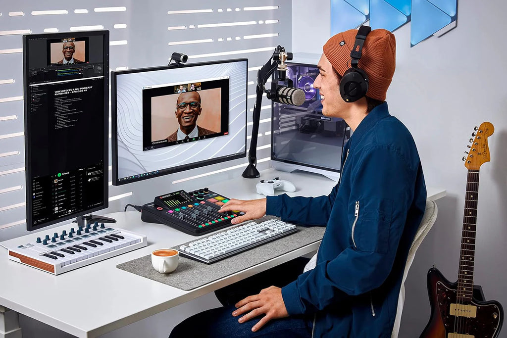 RODE RODECaster Pro II All-in-One Production Solution for Podcasting, Streaming, Music Production and Content Creation, Black1 pcs
