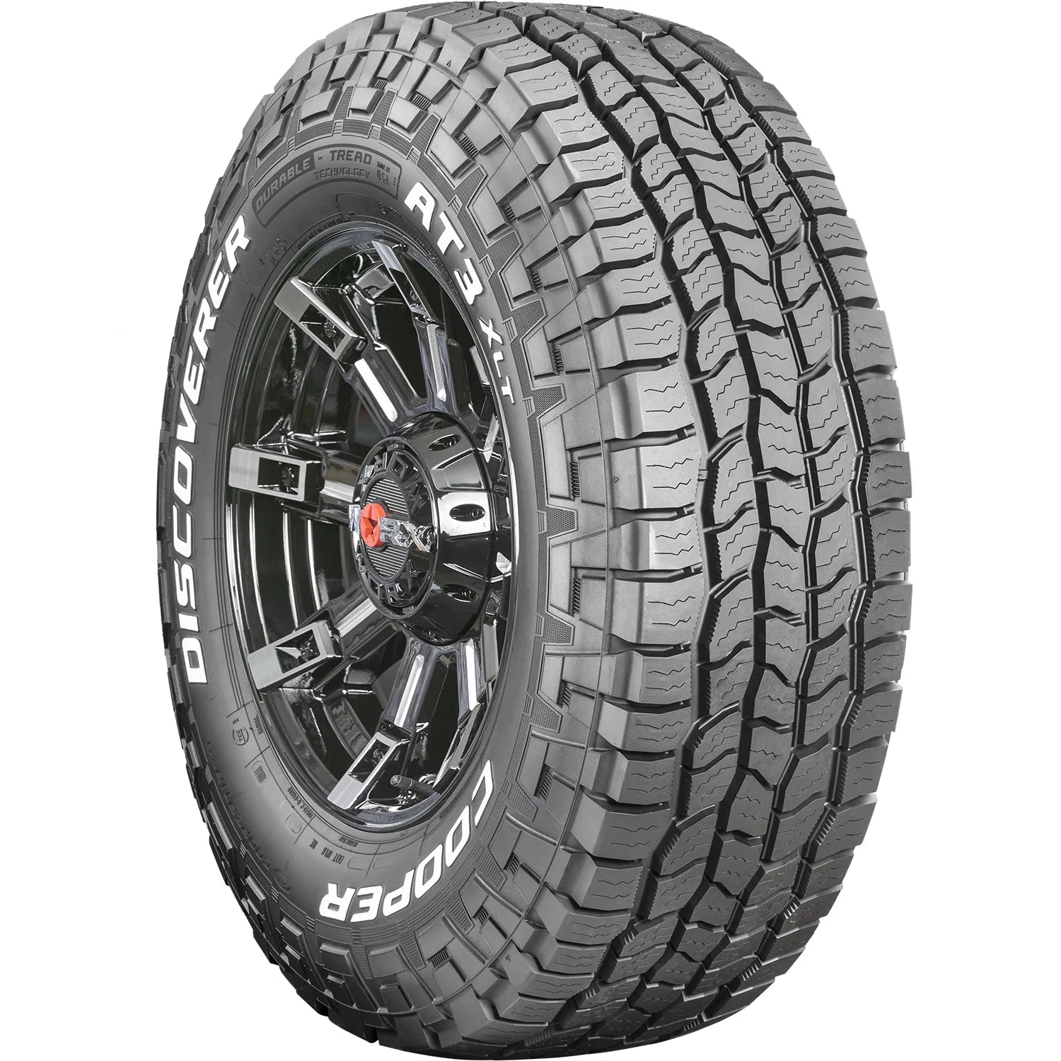 Cooper Discoverer AT3 XLT All Terrain Tires 285/75R16 10 Ply E &ndash; Fits Light Trucks &amp; Hummer H3 Models