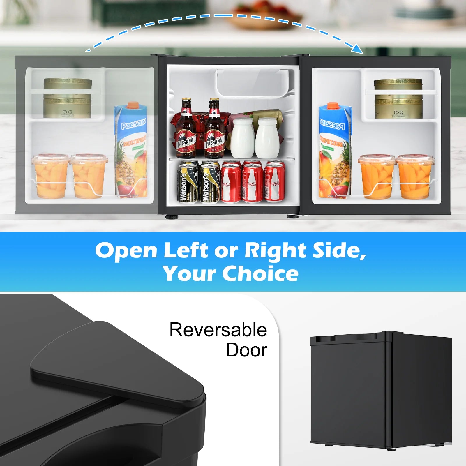 48L Compact Refrigerator Mini Bar Fridge