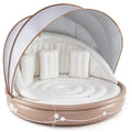 Inflatable Canopy Island w/Retractable & Removable Canopy SPF50+