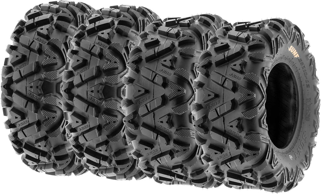 I ATV/UTV all-terrain Tires 25x8-12 Front & 25x10-12 Rear Set of 4 A033 6-PR Tubeless1 pcs