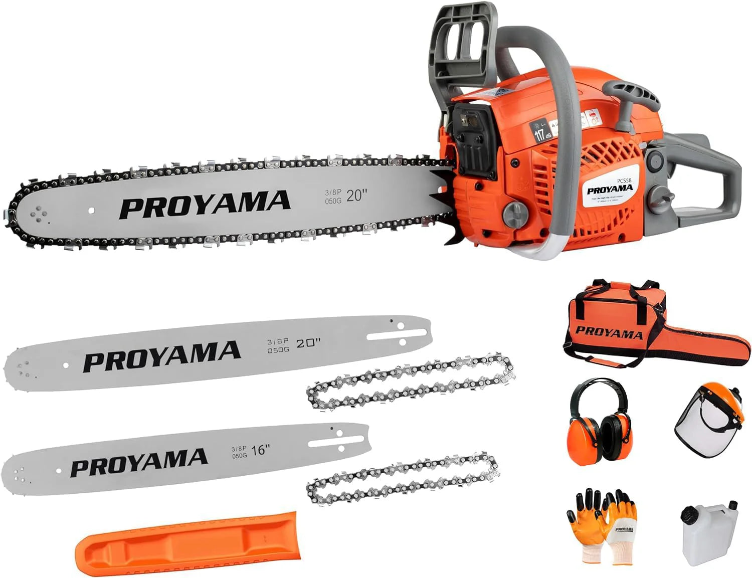 26CC 2-Cycle Top Handle Gas Powered Chainsaw 12 Inch Petrol Handheld Cordless Chain Saw for Tree Wood Cutting1 pcs