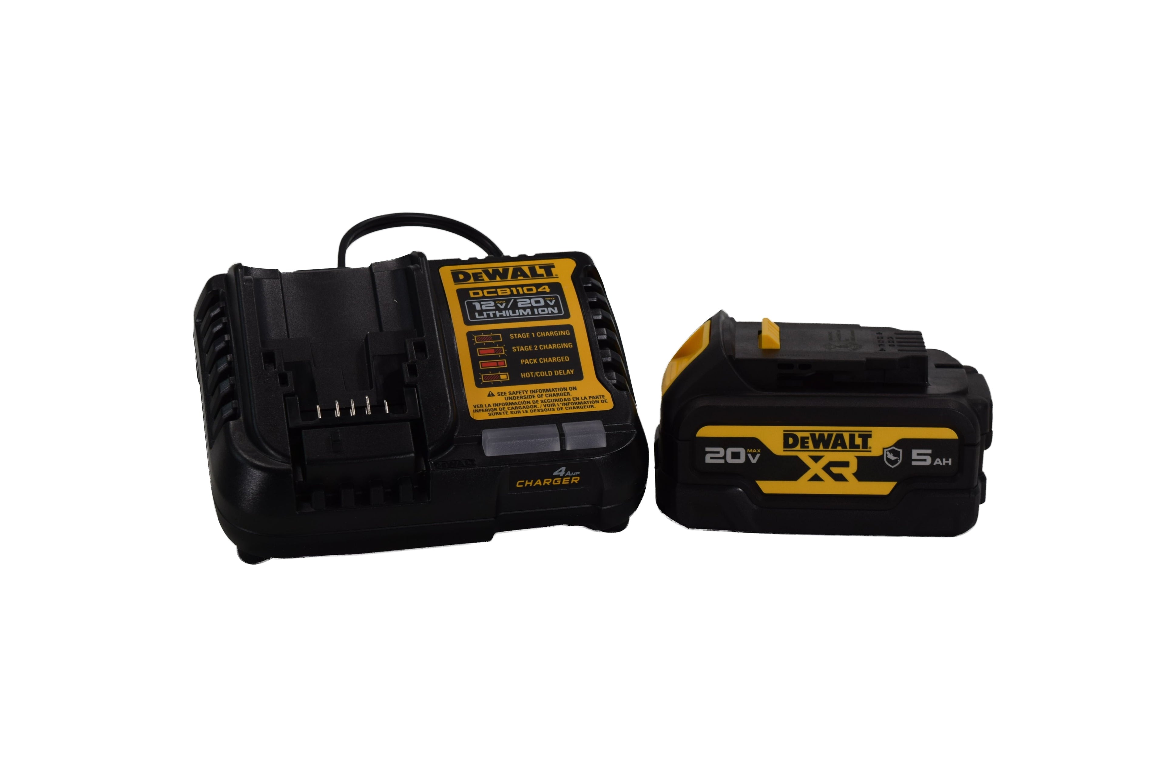 DeWalt DCF961GP1 20V MAX Cordless 1/2" Impact Wrench Hog Ring Kit with 5.0 Ah Battery, Charger & Tool Bag