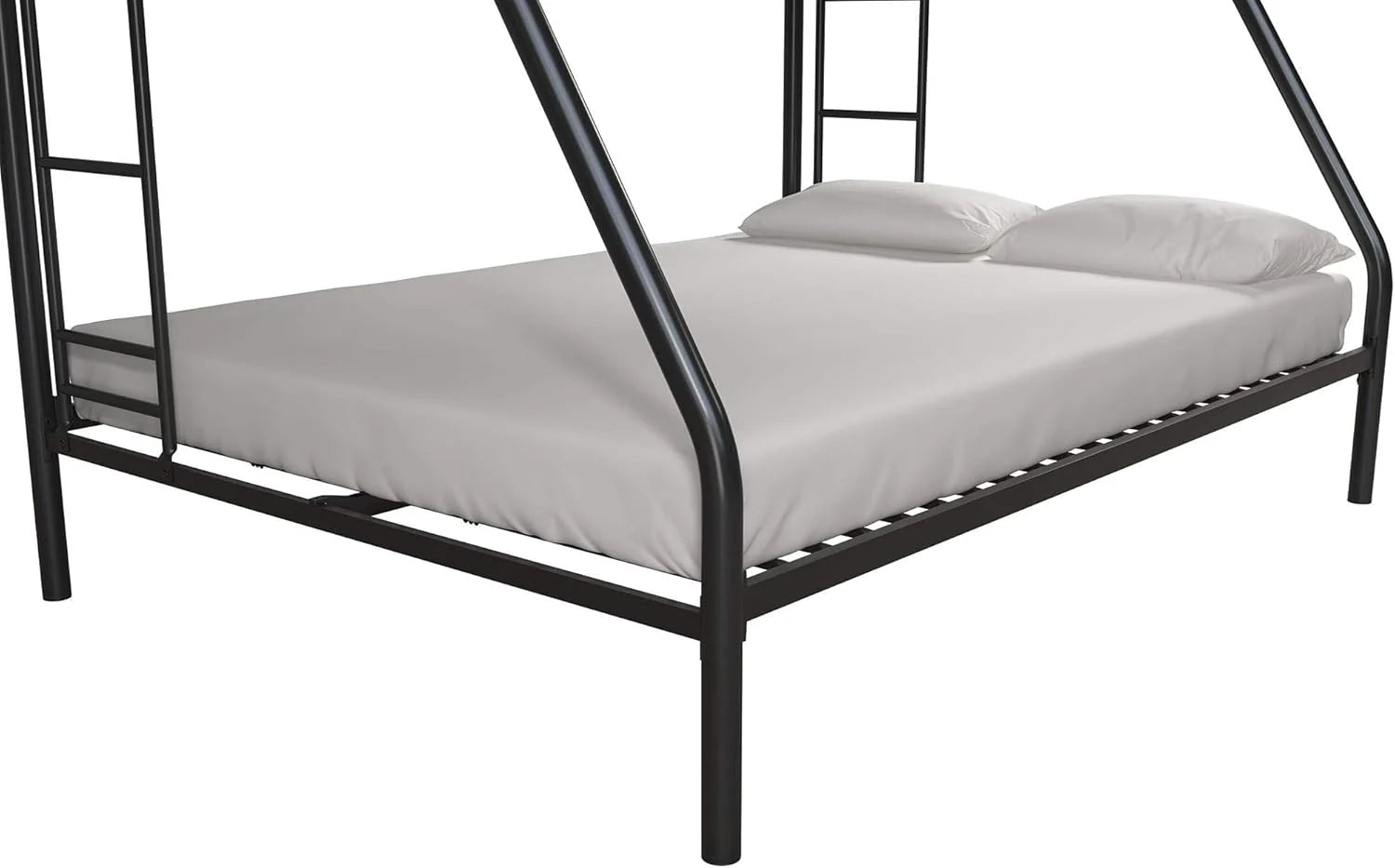 DHP Dusty Twin Over Full Metal Bunk Bed, Off White1 pcs