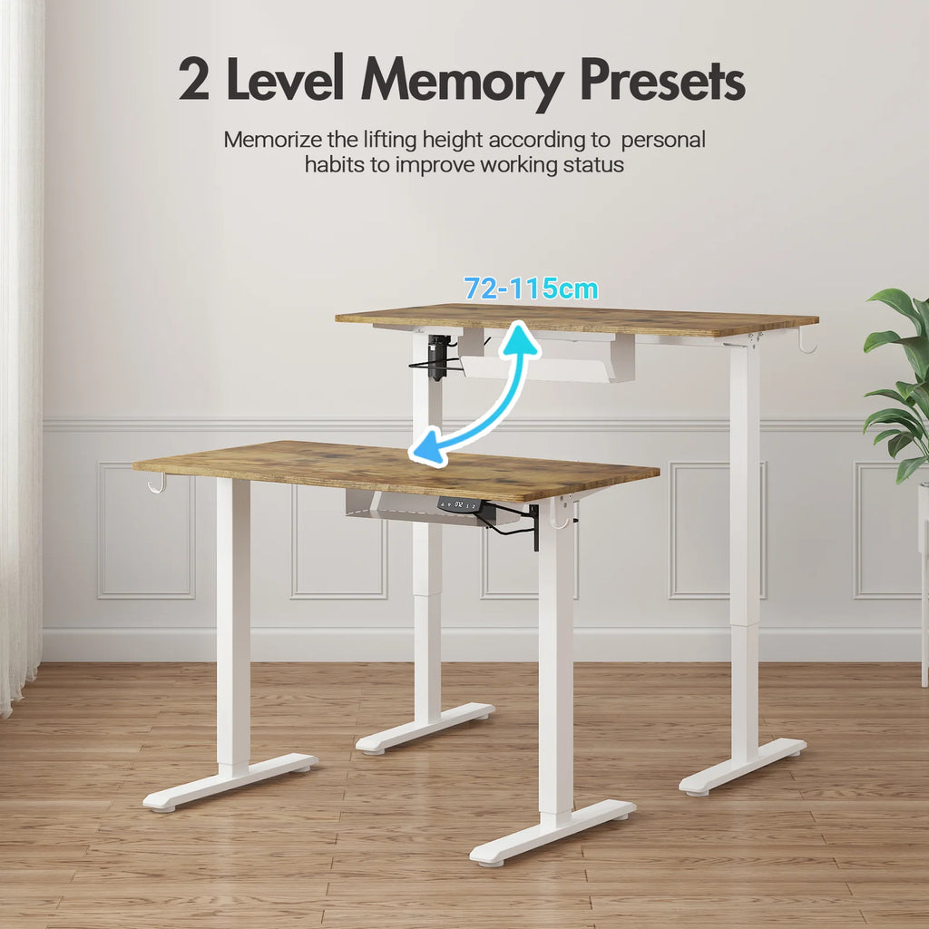 Electric Standing Desk Height Adjustable 100cm