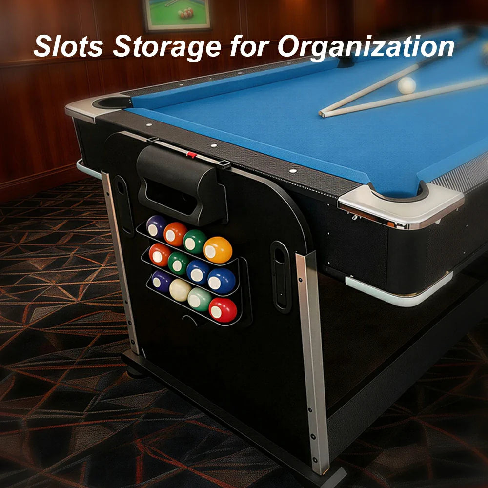 4 In 1 Multi-functional Game Table with Full Accessories for Home, MDF, 7Ft
