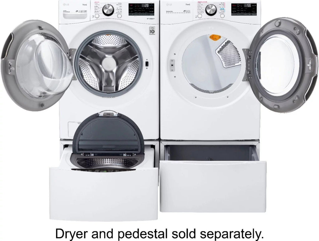 LG �C 5.0 Cu. Ft. High-Efficiency Stackable Smart Front Load Washer with Steam and Built-In Intelligence �C White