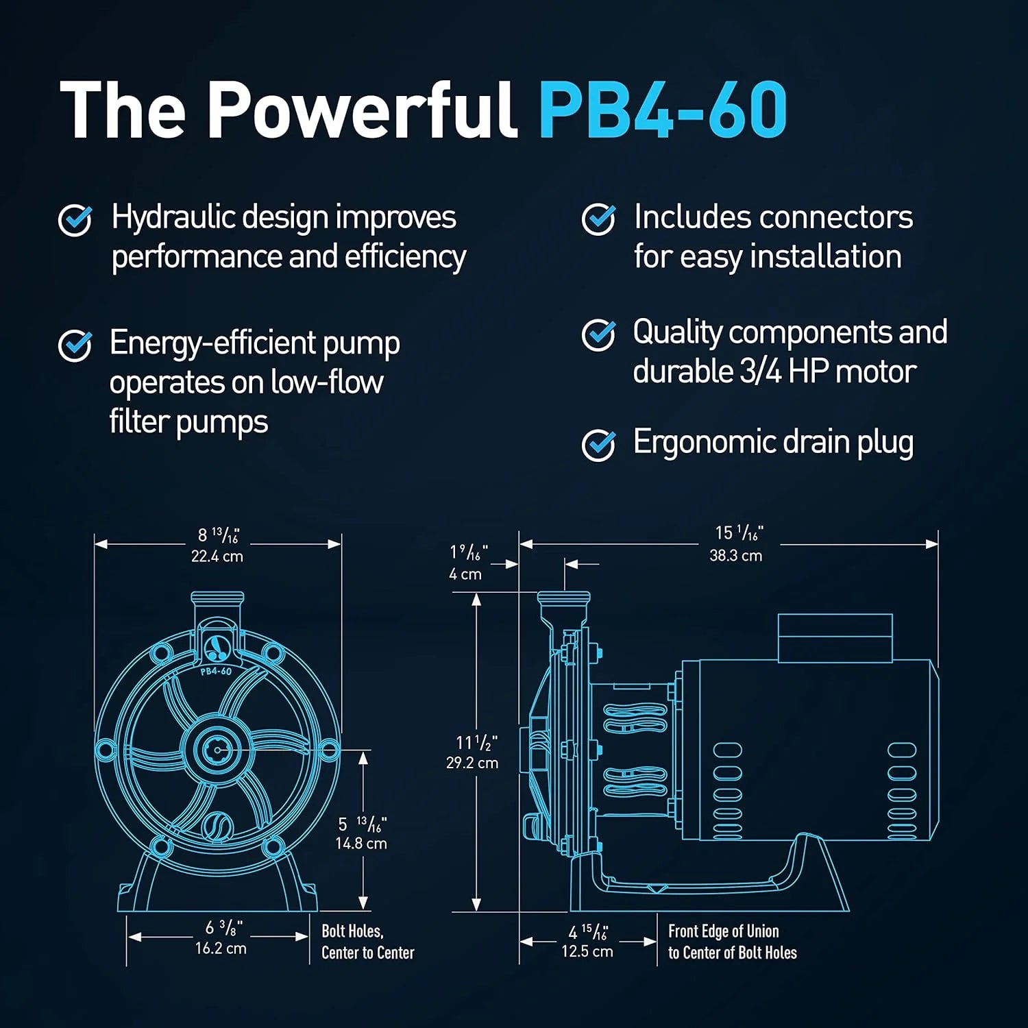 Polaris Booster Pump with 60-Hertz Motor1 pcs
