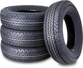 Libra Trailer Parts set of 4 Heavy Duty Trailer Tires ST205/75R15 205 75 15 10-Ply Load Range E Steel Belted Radial w/Scuff Guard1 pcs
