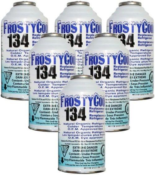 134 AC Replacement Refrigerant for R134a with R134 R12 AC Refrigerant 6oz. (Pack of 12)1 pcs