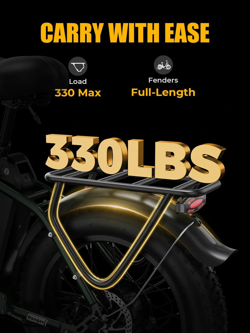 2.0 Electric Bike for Adults, Peak 1400W Peak Motor Ebike, 45KM/H Max Speed [20"*4 Fat Tire All-Terrain] 600Wh Removable Battery Folding Step-Thru E Bike with Front Suspension1 pcs