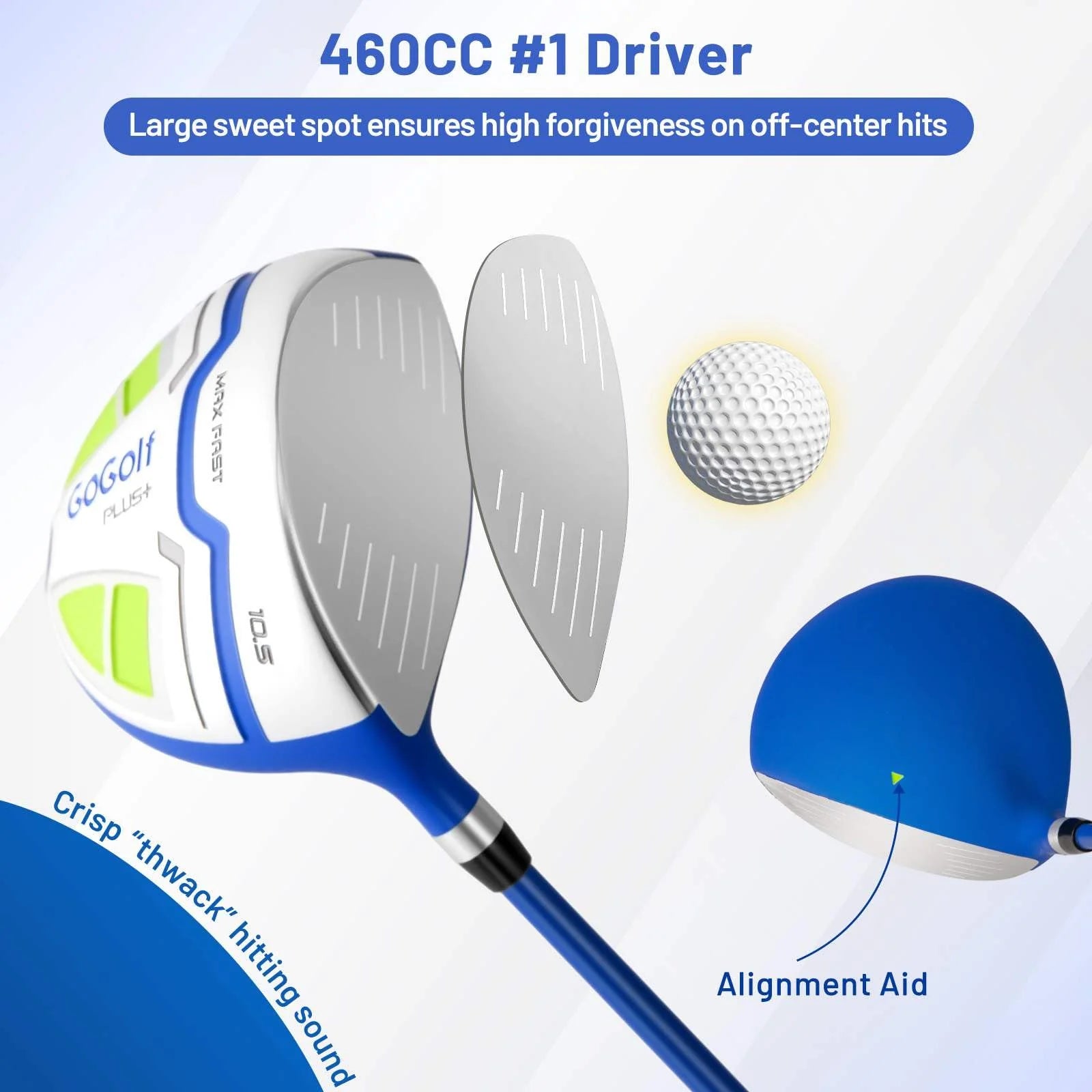 Men's Complete Golf Clubs and Bag Set