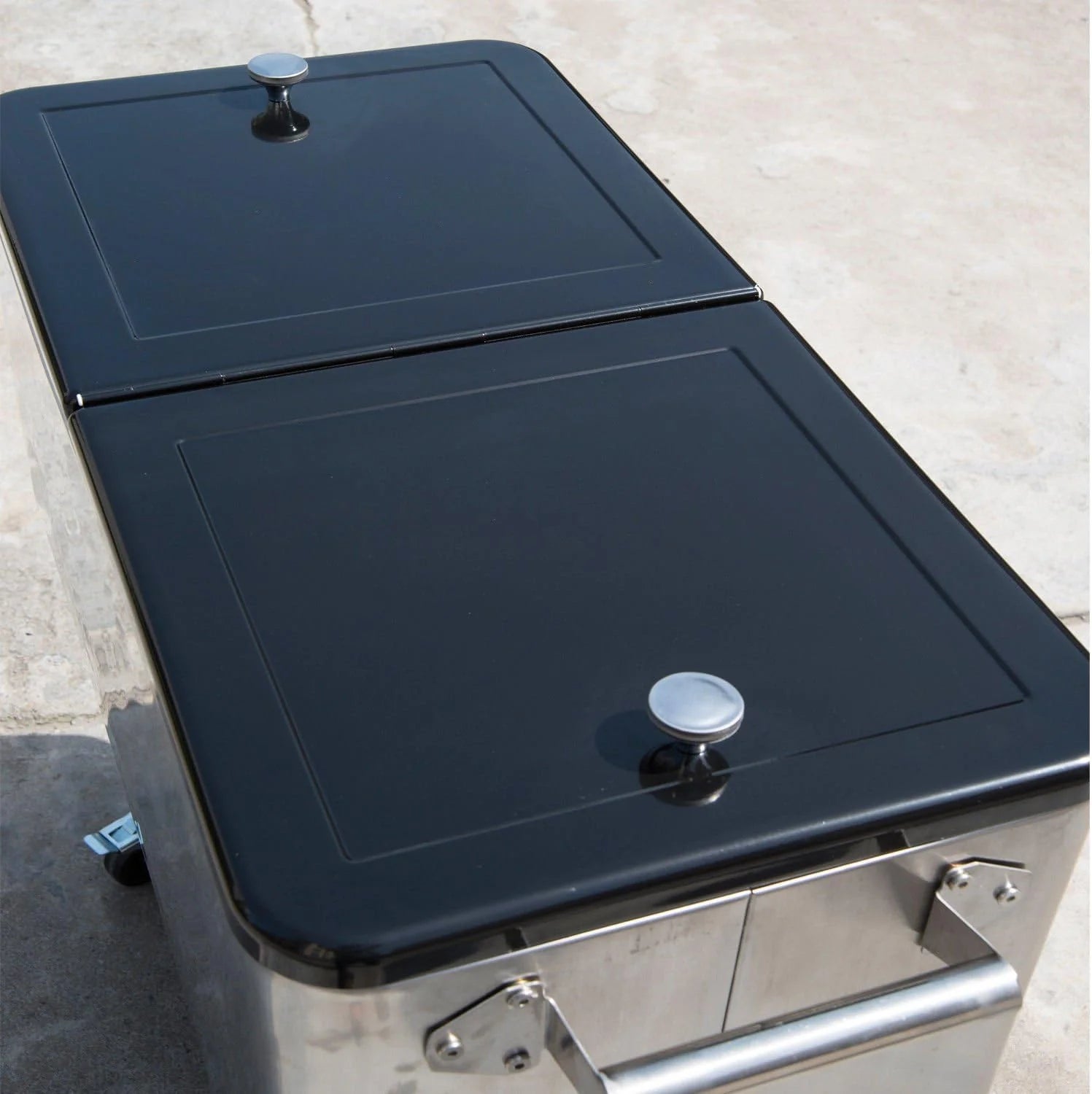 Portable Rolling 80 Quart Steel1 pcs