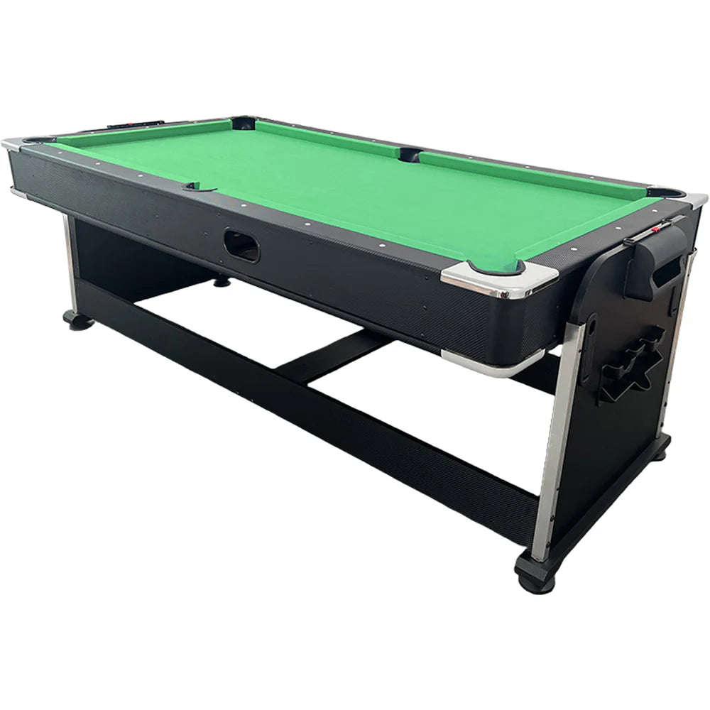 4 In 1 Multi-functional Game Table with Full Accessories for Home, MDF, 7Ft