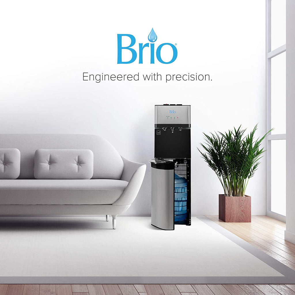 Brio Self Cleaning Bottom Loading Water Cooler Water Dispenser  3 Temperature Settings