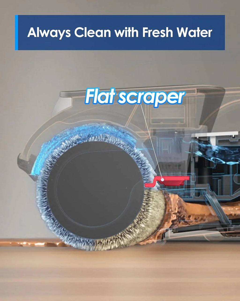 Complete Wet Dry Vacuum Cordless Floor Cleaner and Mop One-Step Cleaning for Hard Floors1 pcs